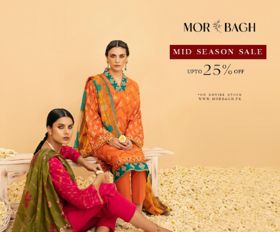 Mid Season Sale of Upto 25% OFF | Online Unstitched Summer Dresses