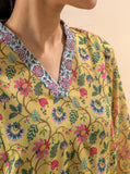 2 PIECE PRINTED LAWN SUIT-MELLOW YELLOW MORBAGH SU_24   