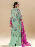 2 PIECE PRINTED LAWN SUIT-MUGHAL ACCENTS MORBAGH SU_24   