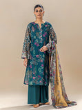 3 PIECE PRINTED LAWN SUIT-SERENITY GREENS MORBAGH SU_24   