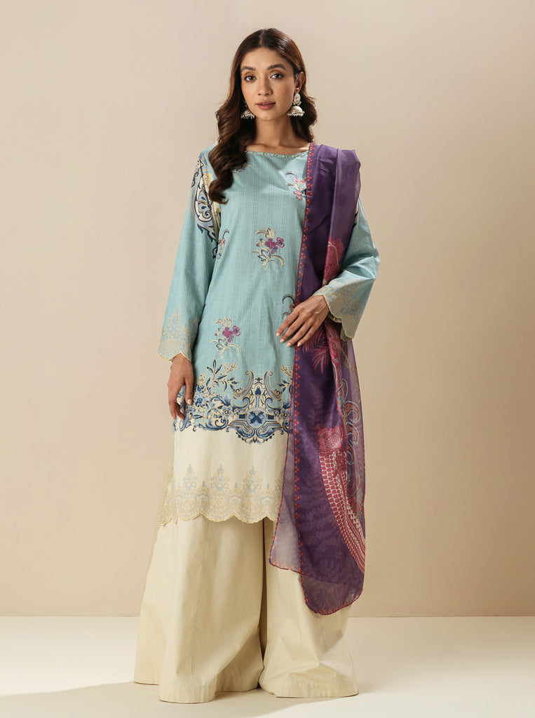 Lilac Breeze-Embroiderd-3P-Lawn