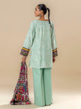 2 PIECE EMBROIDERED LAWN SUIT-DUSTY VIRIDIAN MORBAGH SU_24   