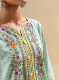 2 PIECE EMBROIDERED LAWN SUIT-DUSTY VIRIDIAN MORBAGH SU_24   