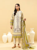 3 PIECE - PRINTED LAWN SUIT - VIRIDESCENT DIVINE MORBAGH SU_22   