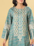 3 PIECE - EMBROIDERED LAWN SUIT - GEMSTONE TEAL