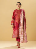 Oriental Red-Embroidered -3P