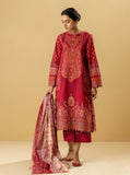 3 PIECE - EMBROIDERED  LAWN SUIT - ORIENTAL RED MORBAGH SU_22   