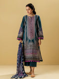 3 PIECE - EMBROIDERED  LAWN SUIT - DIVINE PAISLEY MORBAGH SU_22   